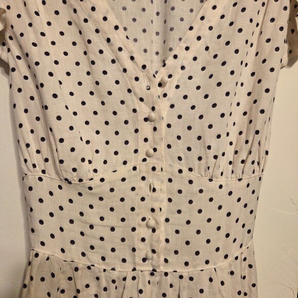 Son de Flor Diane Dress, Ruffle Sleeve Polka Dot - Picture 3 of 4